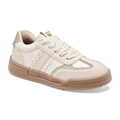 Yuyin tenis para mujer beige dorado cod 146887-E