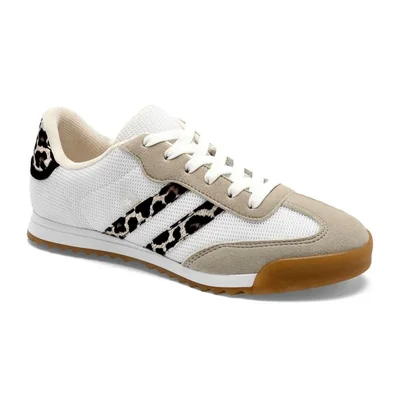 Moramora tenis para mujer blanco beige negro cod 147399-E
