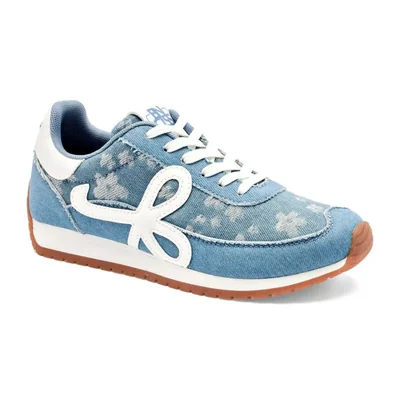 Been Class tenis para mujer azul blanco cod 147517-E