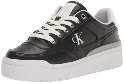 Zapatilla Calvin Klein Alondra para mujer color negro 001 talla 8