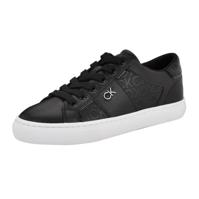 Zapatilla Calvin Klein Charie para mujer con logotipo negro 001 - 7