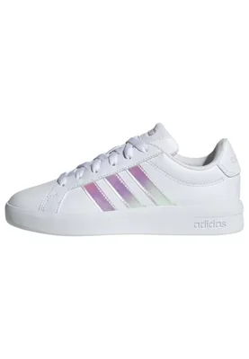 Zapatillas adidas Grand Court 3.0 J blanco/iridiscente/rosa 5.5