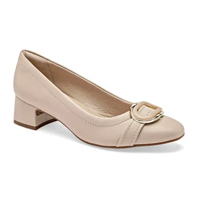 Mora Confort zapatilla para mujer beige cod 148758-E