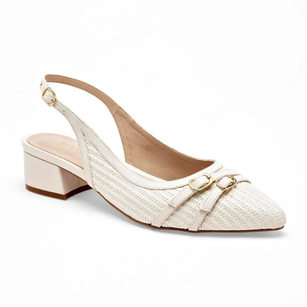 D'Cristian flats para mujer latte cod 148076-E