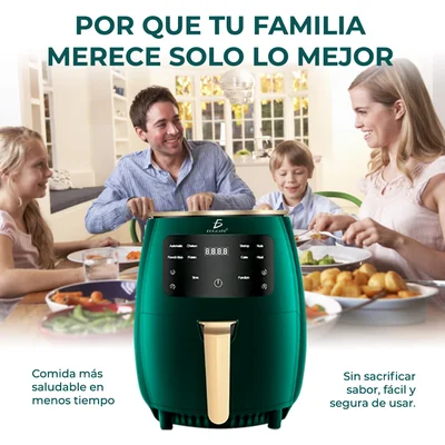 Freidora Aire 4.5 lts multifuncional Digital Marca de prestigio ELE GATE