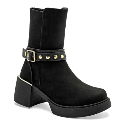 Mirlo bota para mujer negro cod 148036-E