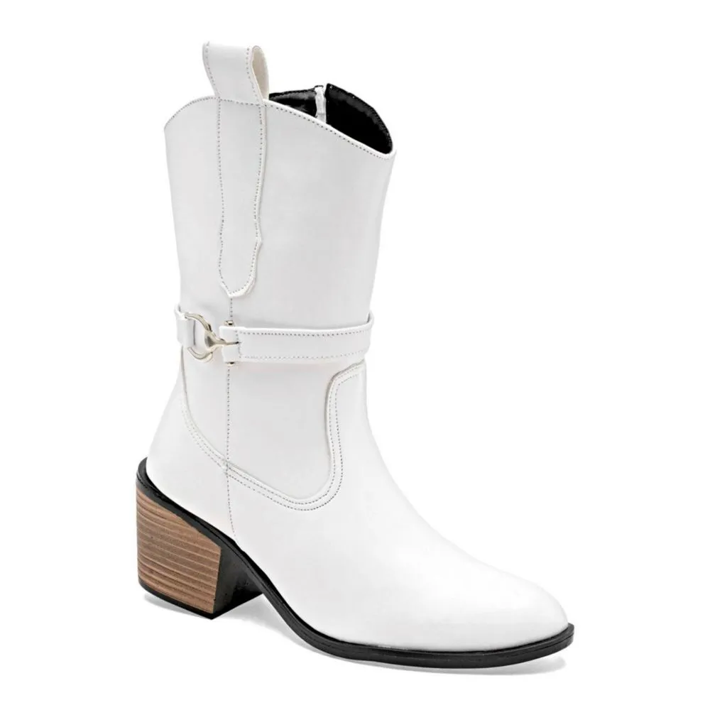 Queen botin para mujer blanco cod 148045-E