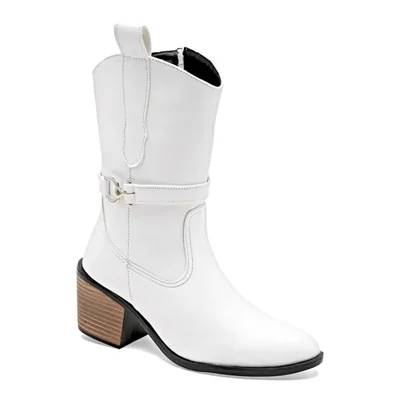 Queen botin para mujer blanco cod 148045-E