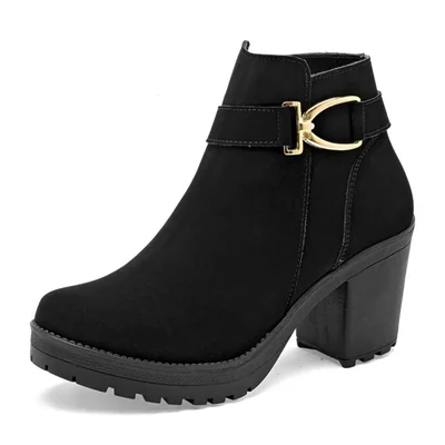 Dkch botín para mujer negro cod 147270-E