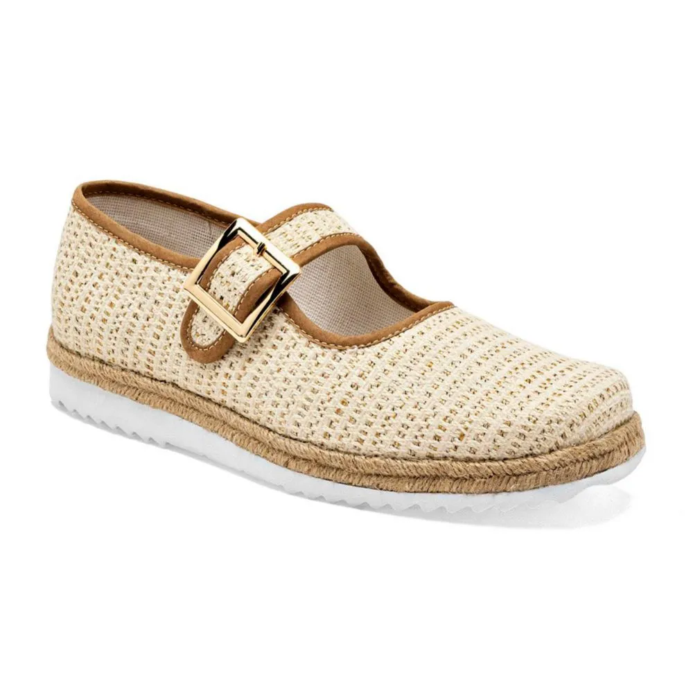Zull alpargata para mujer beige cod 149054-E