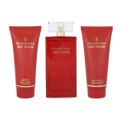 SET ELIZABETH ARDEN RED DOOR 3PZS 100ML EDT SPRAY/ BODY LOTION 100ML/ SHOWER GEL 100ML
