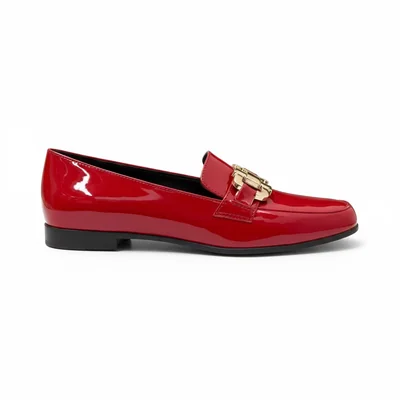 Zapatos rojos mocasines de Mujer Flats casuales Selene