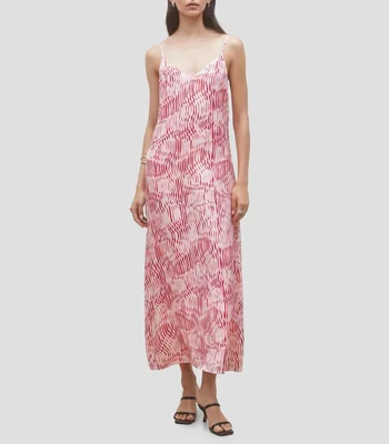 Vestido midi estampado Cesaria Mujer