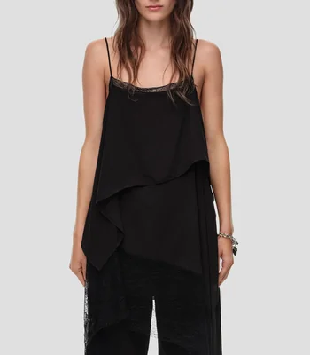 Blusa sin mangas Mujer