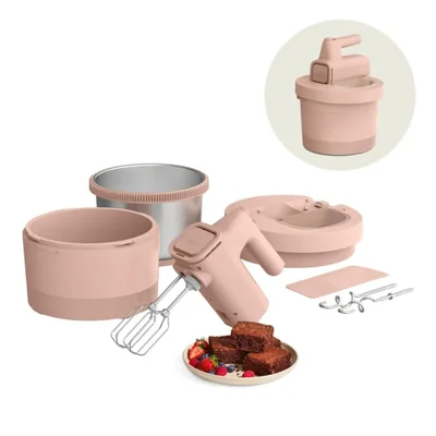 Batidora BELLA 3.5 qt 2 en 1 de mano y de pie 200 W Blossom