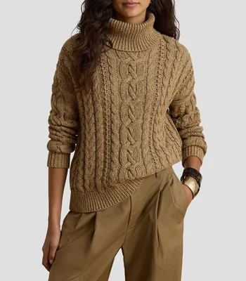 Suéter cuello de tortuga Mujer