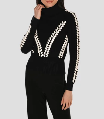 Suéter cuello de tortuga Mujer