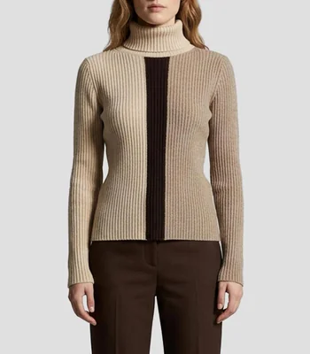 Suéter cuello alto Mujer
