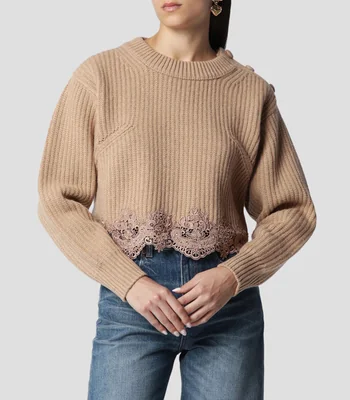 Suéter cuello redondo Mujer
