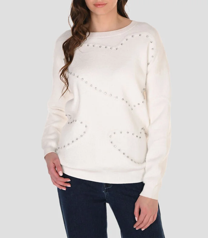 Suéter cuello redondo Mujer
