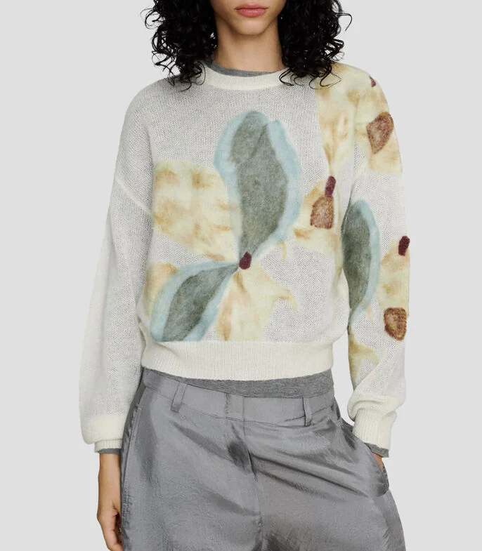 Suéter cuello redondo Mujer