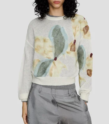 Suéter cuello redondo Mujer