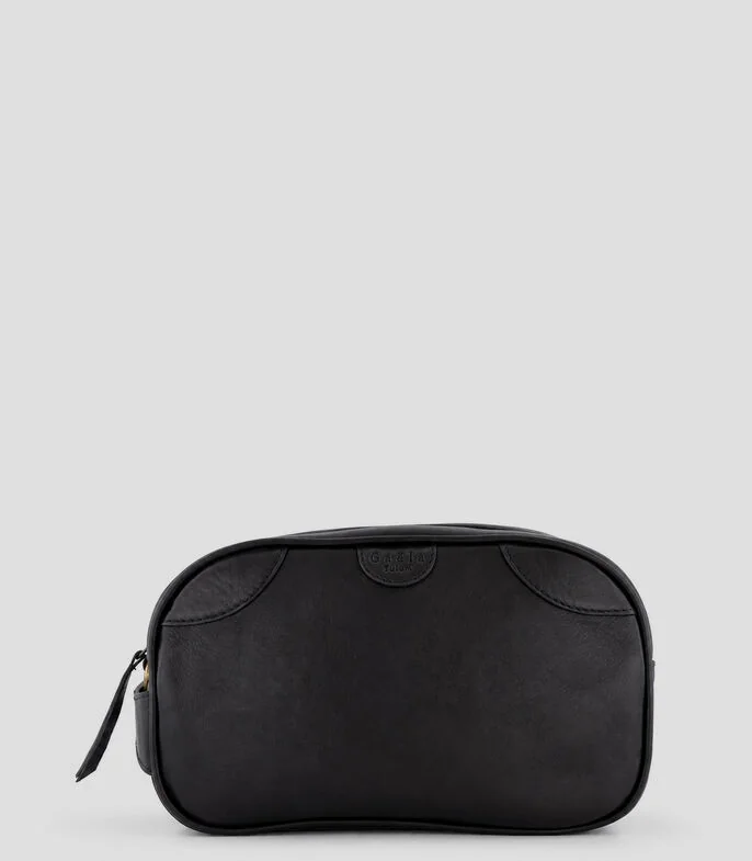 Cosmetiquera en piel lisa Unisex