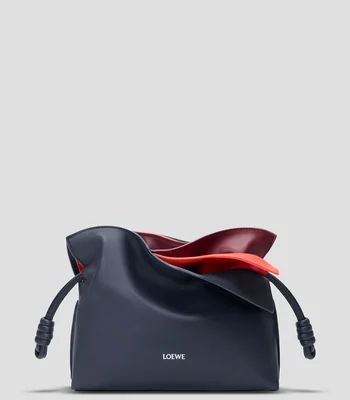 Bolsa Flamenco clutch mini en piel napa de ternera en capas