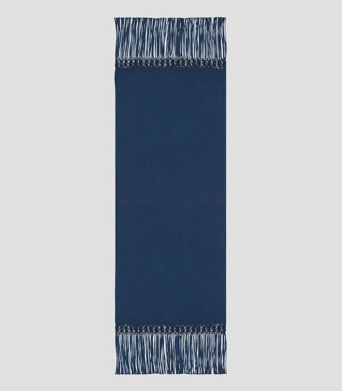 Chalina azul marino lisa Mujer