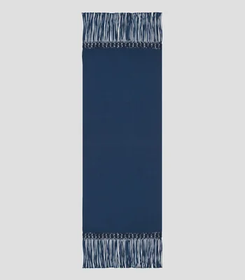 Chalina azul marino lisa Mujer