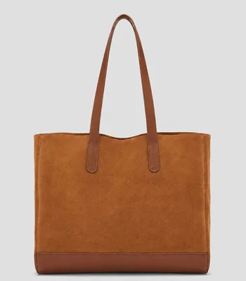 Bolso Tote en Gamuza Unisex