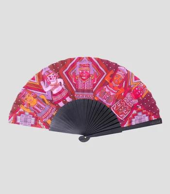 Abanico Caritas de Veracruz Fucsia Mujer