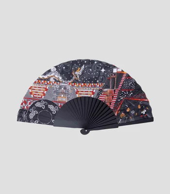 Abanico gris Estampado IIK Juego de Pelota Mujer