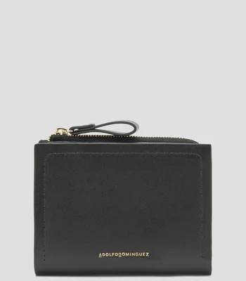 Cartera en piel lisa Mujer