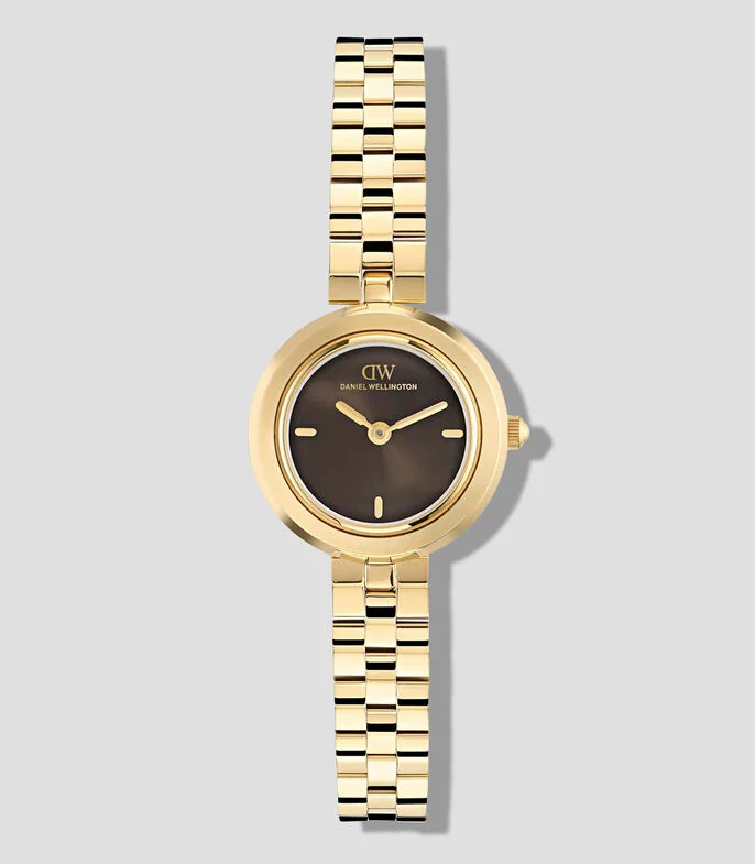 Reloj para Mujer Aurea casual Café, Dorado