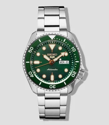 Reloj unisex Seiko 5 Sports Deportivo, Plateado