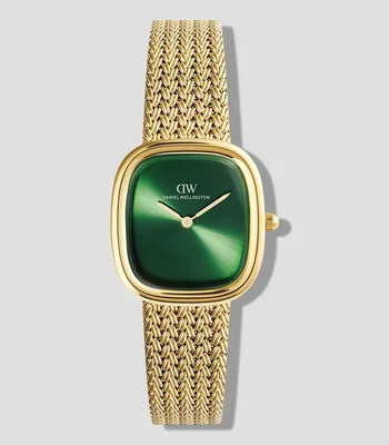 Reloj para Mujer Margot casual Verde, Dorado