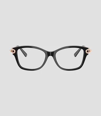 Lentes oftálmicos mariposa TF2266 negro Mujer