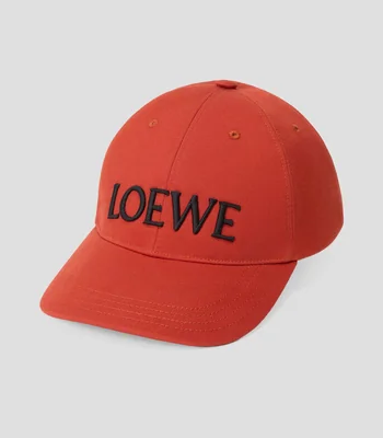 Gorra LOEWE en lona de algodón Mujer
