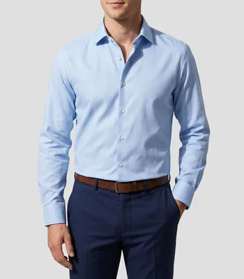 Camisa manga larga de cuadros Hombre