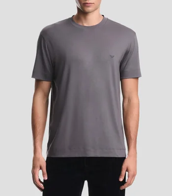 Playera cuello redondo manga corta lisa Hombre