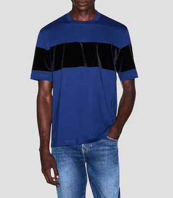 Playera cuello redondo manga corta lisa Hombre
