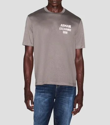 Playera cuello redondo manga corta lisa Hombre