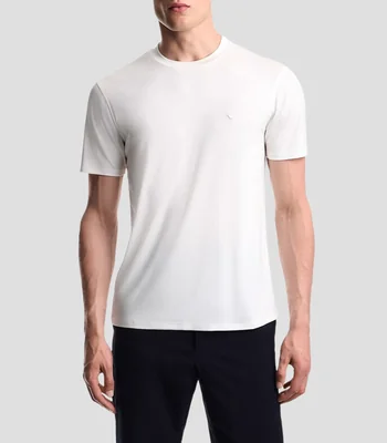 Playera cuello redondo manga corta lisa Hombre