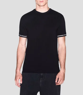 Playera cuello redondo manga corta lisa Hombre