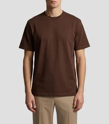 Playera cuello redondo manga corta lisa Hombre