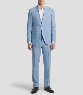 Traje de corte regular jaspeado Hombre