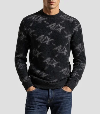 Suéter cuello redondo Hombre