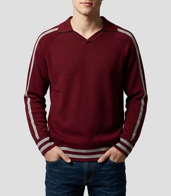 Suéter cuello polo Hombre
