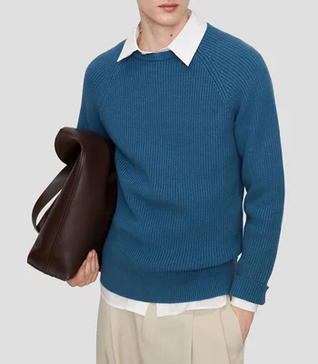 Suéter cuello redondo Hombre